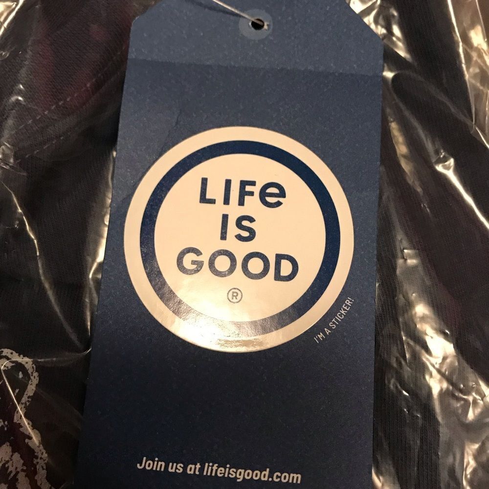 Life is Good Grandpa Santa Bear Long Sleeve Tee - Picture 3 of 5